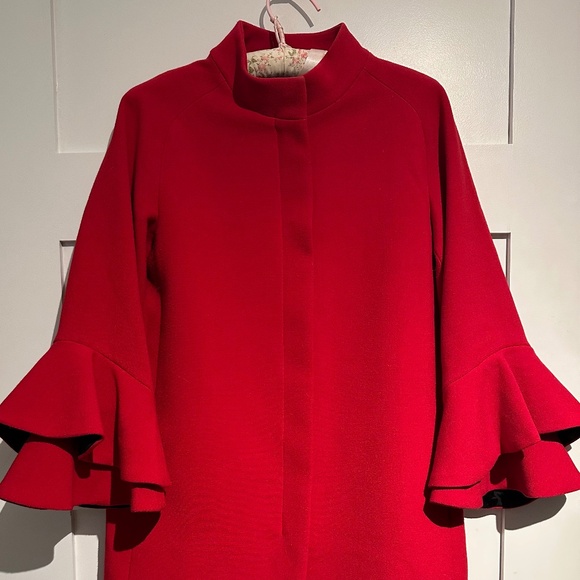 Ellabee red fall/winter coat size small - Picture 1 of 7